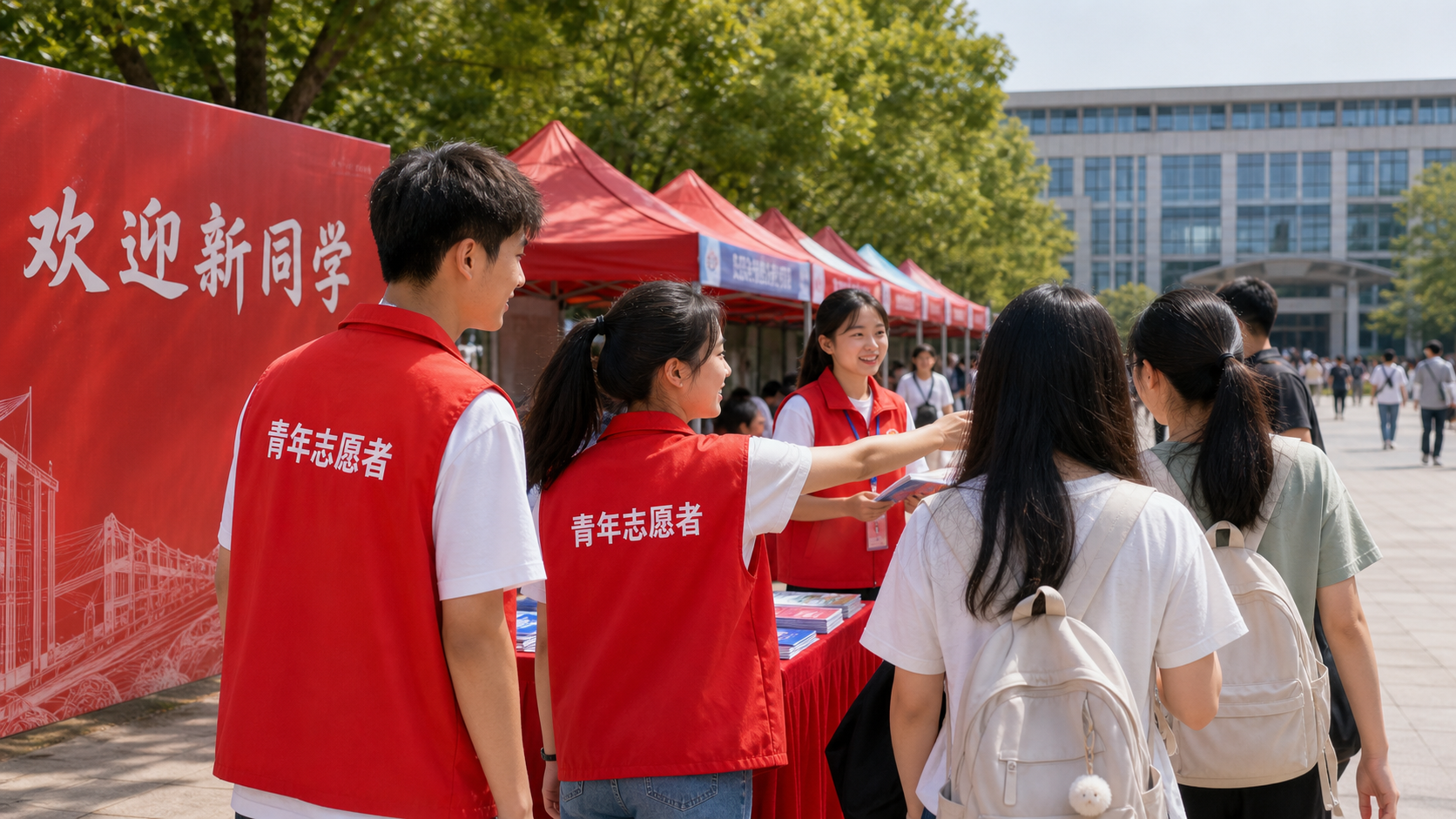 中国高校迎新志愿者服务